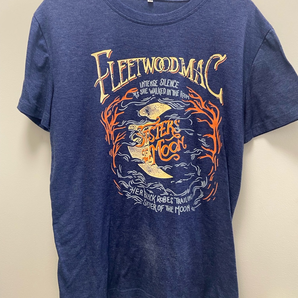 Fleetwood Mac 'Sister of the Moon' Navy Graphic Tee
